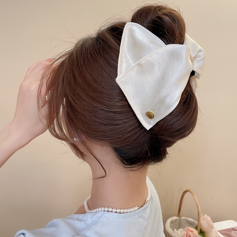 Kẹp Tóc Hình Tam Giác Chất Vải Nhung Kết Hợp Acrylic Phong Cách Vintage Hàn Quốc Kẹp Cá Mập Mẫu Mới