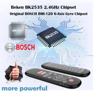 Chuột Không Dây Bằng Giọng Nói Điều Khiển Từ Xa Con Quay 2.4G BT Học IR Chipset Cho Máy Tính Máy Chiếu TV Box Chống Mất