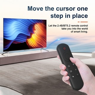 Chuột Không Dây Bằng Giọng Nói Điều Khiển Từ Xa Con Quay 2.4G BT Học IR Chipset Cho Máy Tính Máy Chiếu TV Box Chống Mất