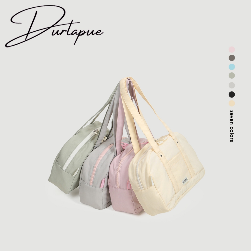 [Durlapue]Túi tote nylon chống thấm nước, nhiều màu, dung lượng lớn mới