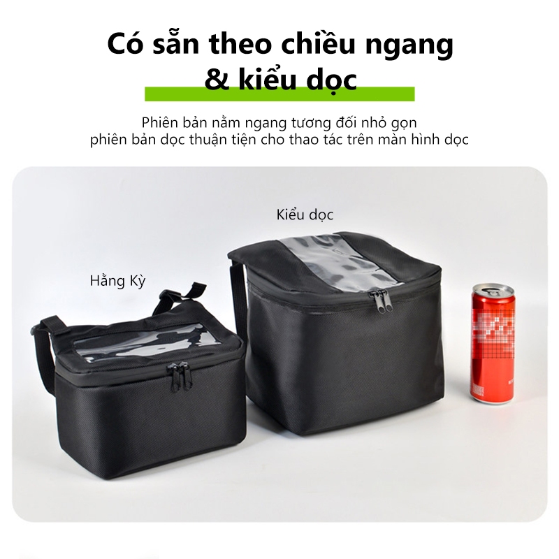 Túi treo điều hướng đi xe đạp đa năng SEAMETAL Túi lưu trữ phía trước đa chức năng cho xe máy / xe đạp / xe điện / xe ba bánh