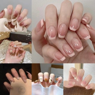 Set 24 Móng Tay Giả Trang Trí Nghệ Thuật DIY