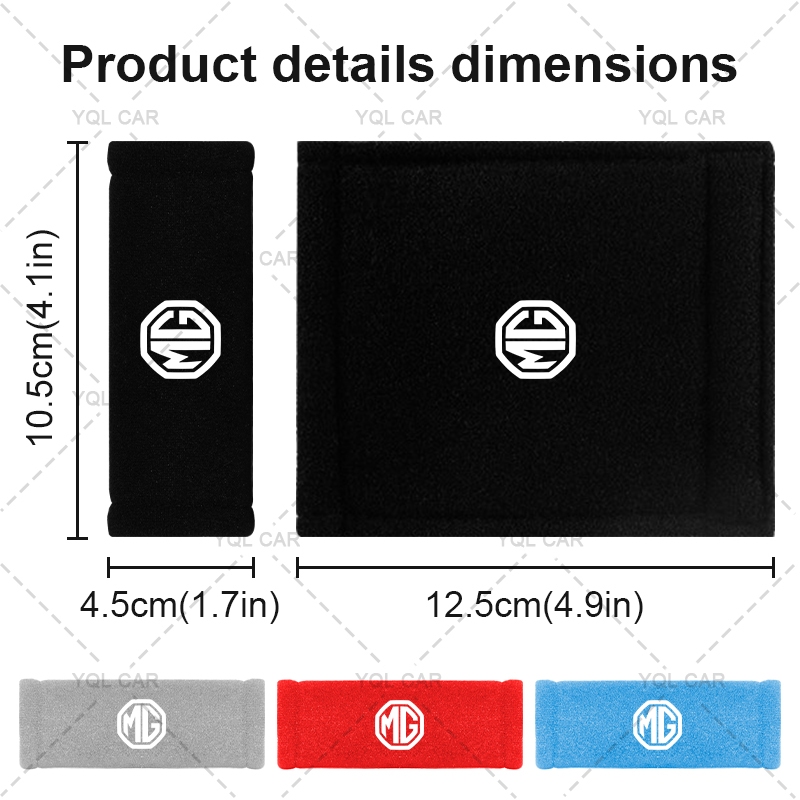 1 / 2 / 3 Da Lộn Xe Kéo Tay Cầm Bao Tay Cầm Ô Tô Bảo Vệ Chống Trơn Trượt Có Velcro Cho MG ZS GS 5 Gundam 350 Phần TF GT 6