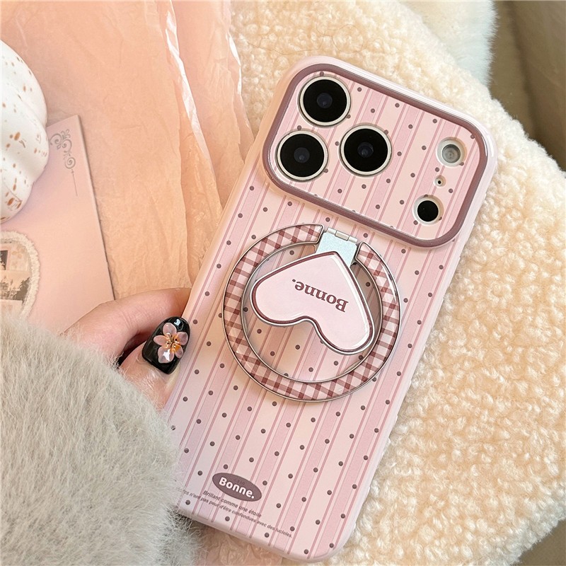 Ốp điện thoại TPU họa tiết chấm và sọc cho iPhone 17 Pro max 16 Pro