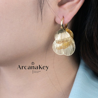 Bông tai đinh tán cánh bướm rỗng nhẹ nhàng, phù hợp cho ngày làm việc - ArcanaKey