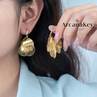 Bông tai đinh tán cánh bướm rỗng nhẹ nhàng, phù hợp cho ngày làm việc - ArcanaKey