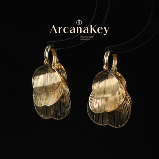 Bông tai đinh tán cánh bướm rỗng nhẹ nhàng, phù hợp cho ngày làm việc - ArcanaKey