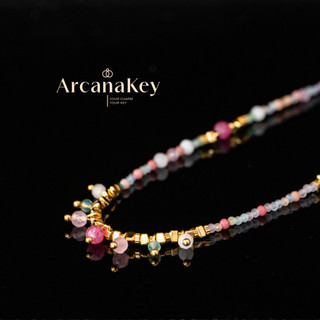 [COD] Vòng cổ đính cườm Rhodochrosite tự nhiên nhiều màu, INS-Style, Bohemian Holiday Vibe, Thiết kế thủ công độc đáo, Vòng cổ cổ cổ điển & sang trọng, Phong cách & bắt mắt, Nhận ngay! [Arcana
