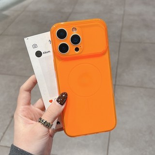 Cửa sổ xem lớn hình tròn siêu mỏng ngay lập tức biến 17 vỏ điện thoại màu hồng phù hợp cho iPhone 11 12 13 14 15 16 17 Pro Max Vỏ mềm TPU chống rơi