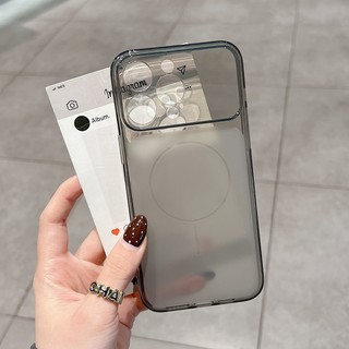 Cửa sổ xem lớn hình tròn siêu mỏng ngay lập tức biến 17 vỏ điện thoại màu hồng phù hợp cho iPhone 11 12 13 14 15 16 17 Pro Max Vỏ mềm TPU chống rơi