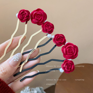 Kẹp tóc ngọc trai nhân tạo, đơn giản và sang trọng, phù hợp cho các dịp cao cấp