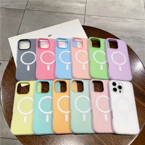 Ốp điện thoại TPU + PC nâng cao da chà nhám cho iPhone 17 Pro max 16 Pro
