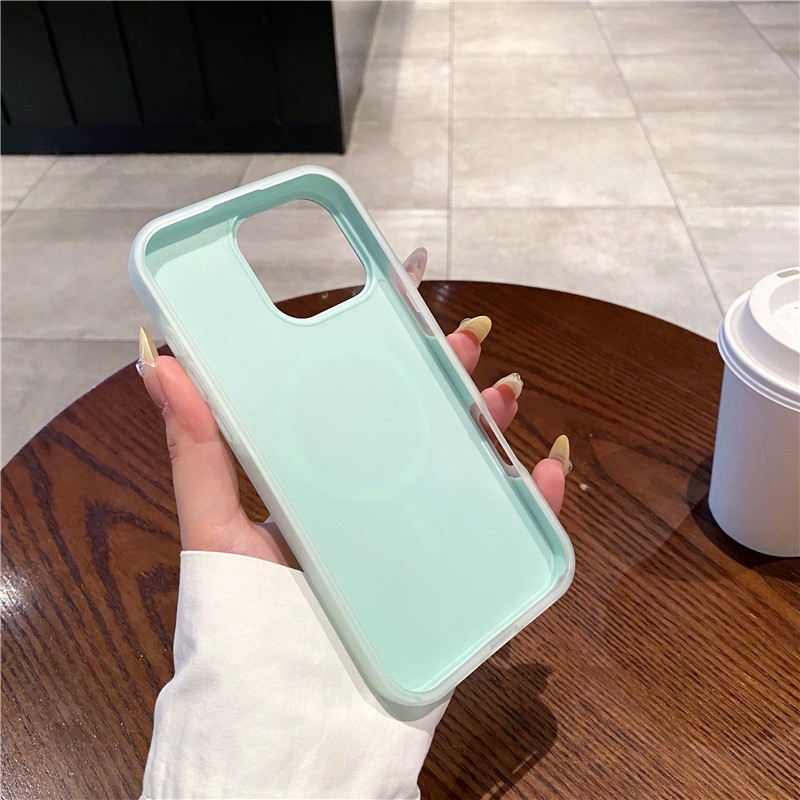 Ốp điện thoại TPU + PC nâng cao da chà nhám cho iPhone 17 Pro max 16 Pro