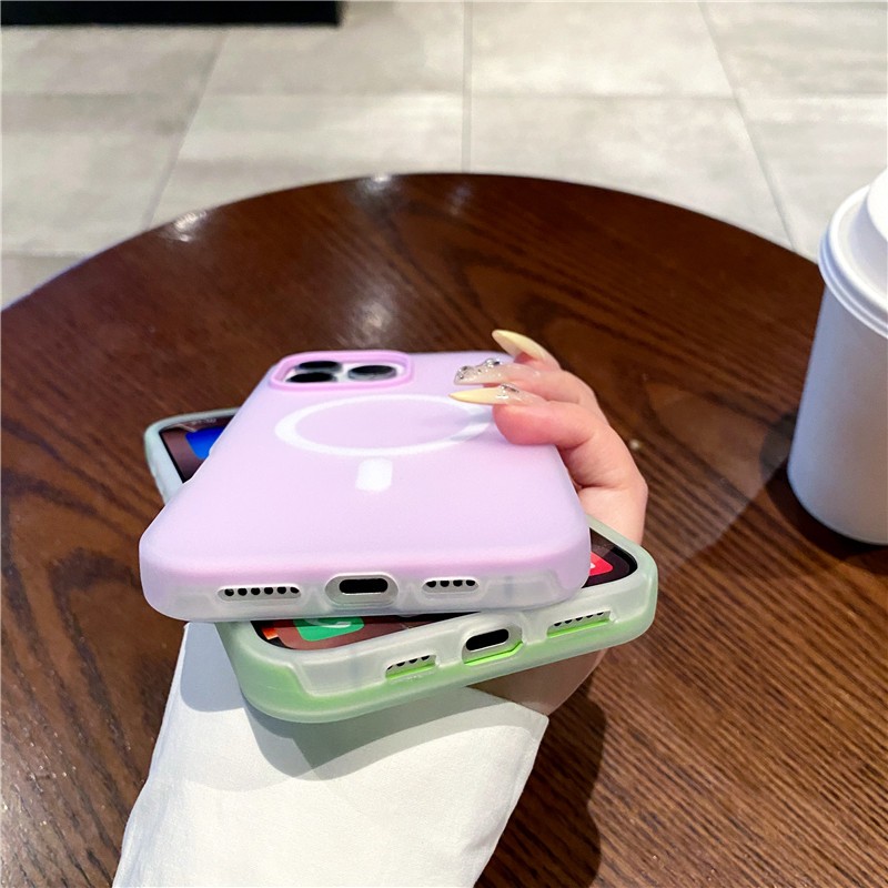 Ốp điện thoại TPU + PC nâng cao da chà nhám cho iPhone 17 Pro max 16 Pro