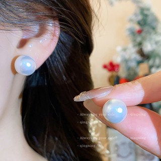 8 Chiếc Nhiều Màu Sắc Ngọc Trai / Đỏ Mã Não Bông Tai Bộ S925 Kim Trang Sức Thanh Lịch Cho Nữ Đảng Phụ Kiện Hàng Ngày 2025