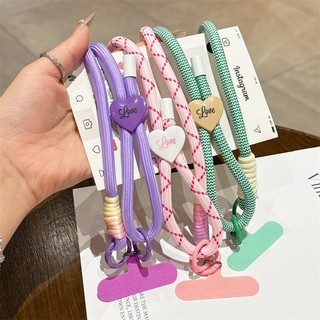 Dây đeo điện thoại di động dài điều chỉnh, chống mất, có thể DIY bện