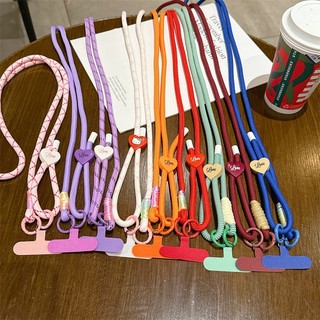 Dây đeo điện thoại di động dài điều chỉnh, chống mất, có thể DIY bện