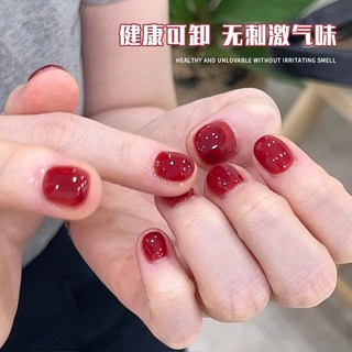 ANNIES Cherry Nail Polish 15ml, Gel làm móng tay, Đèn chiếu sáng khô nhanh