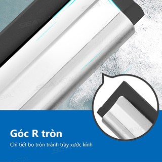 SEAMETAL Hộ Gia Đình Vệ Sinh Cạp Thủy Tinh Cạp Xe Kính Lau Cửa Sổ Kính Bụi Cầm Tay Loại Bỏ Nước Kính Cạp