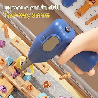 172 Chiếc Hộp Dụng Cụ Đồ Chơi Khoan DIY Gỗ Lắp Ráp Kỹ Sư Mô Phỏng Giả Vờ Chơi Cho Trẻ Em Quà Tặng Giáng Sinh