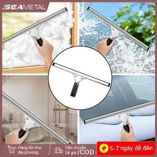 SEAMETAL Hộ Gia Đình Vệ Sinh Cạp Thủy Tinh Cạp Xe Kính Lau Cửa Sổ Kính Bụi Cầm Tay Loại Bỏ Nước Kính Cạp