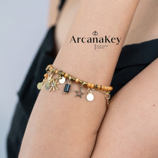 [COD] Vòng cổ đính cườm ngôi sao xanh | Choker nhẹ phong cách Bohemian để mặc hàng ngày và mùa hè | ArcanaKey [ArcanaKey]