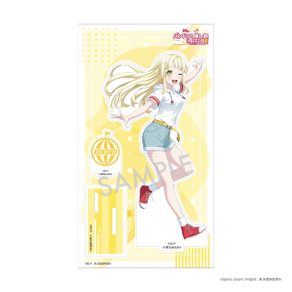 BanG Dream Bang Dream! Chân đế Acrylic - Kasumi, Ran, Aya, LAYER Hình Set Anime Merch Trang trí bàn làm việc