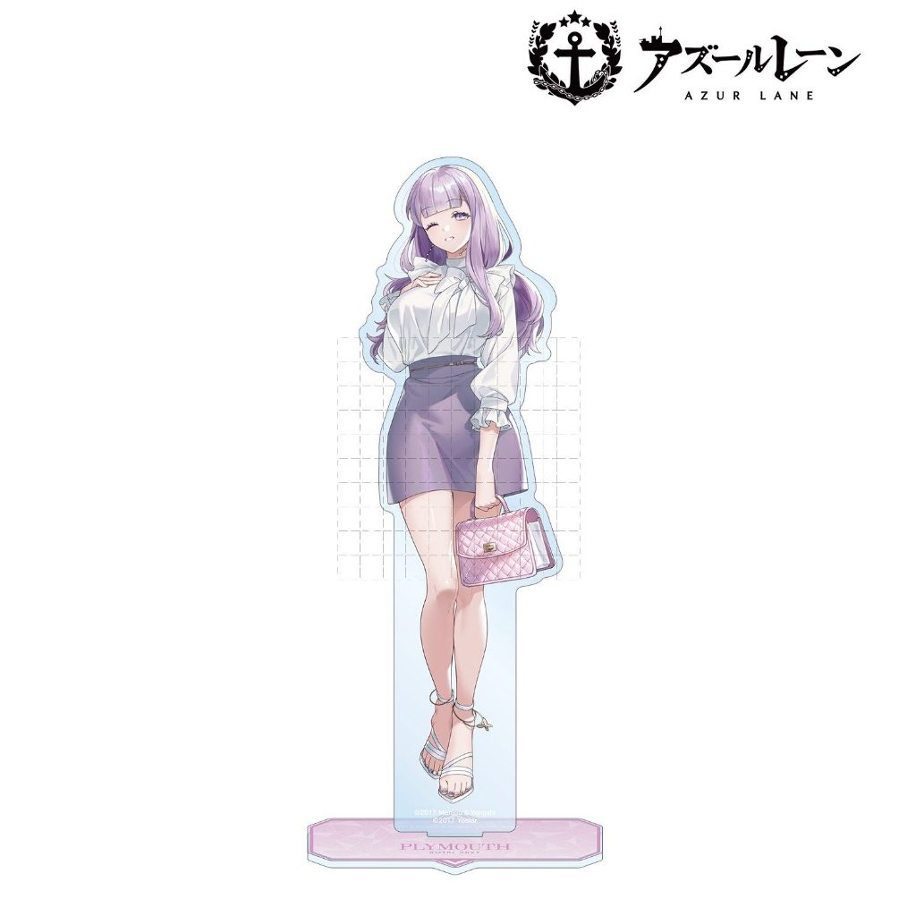 Bộ sưu tập thời trang mùa hè Azur Lane 2 Bộ đế Acrylic - Trang trí bàn làm việc hình tàu tàu York Trang trí bàn