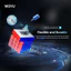 MOYU Aosu WRM V7 Speed Cube Ball Từ Cube Single Dual Triple UV Cube Aosu V7 4x4 Đồ chơi xếp hình đồ chơi Fidget chuyên nghiệp (Không có nhãn dán)