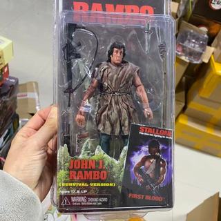 NECA First Blood Sylvester Stallone vai John J. Nhân vật siêu hành động Rambo
