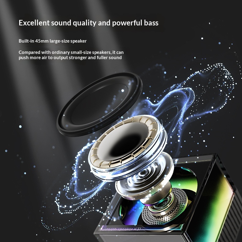 Loa Bluetooth Lenovo K31 True Wireless Hifi Stereo Hiệu Ứng Âm Thanh Di Động Thể Thao Ngoài Trời Pin Dài Chống Nước | BigBuy360 - bigbuy360.vn
