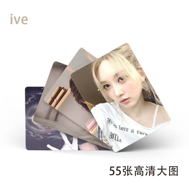 Set 55 Tấm Thẻ Laser Hình Nhóm Nhạc Kpop
