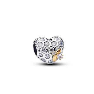 Sản phẩm mới S925 - Mặt dây chuyền hình trái tim đính cườm màu trắng tuyết, thiết kế đơn giản, DIY thời trang