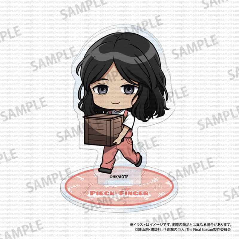 Tấn Công Titan Acrylic Đứng Chibi "Tấn Công Công Nhân" Phiên Bản Levi Q Ngộ nghĩnh Anime Hình Sưu Tập