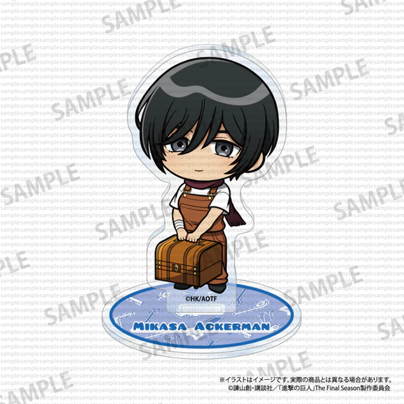 Tấn Công Titan Acrylic Đứng Chibi "Tấn Công Công Nhân" Phiên Bản Levi Q Ngộ nghĩnh Anime Hình Sưu Tập