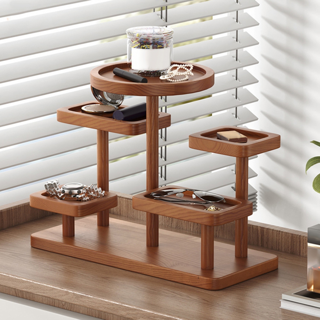 Giá Đỡ Chìa Khóa Cho Bàn Lối Vào Bằng Gỗ Móc Khóa Đa Năng Đồ Lặt Vặt Hộp Đựng Khay Cho Nhà Bếp Phòng Khách Nhà