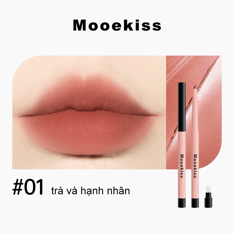 [KOL Combo 2] Son lót môi Mooekiss không làm khô môi, định hình môi, không nhòe, màu khỏa thân tự nhiênKhông LemLâu TrôiNgười Mới Bắt ĐầuTự Nhiên