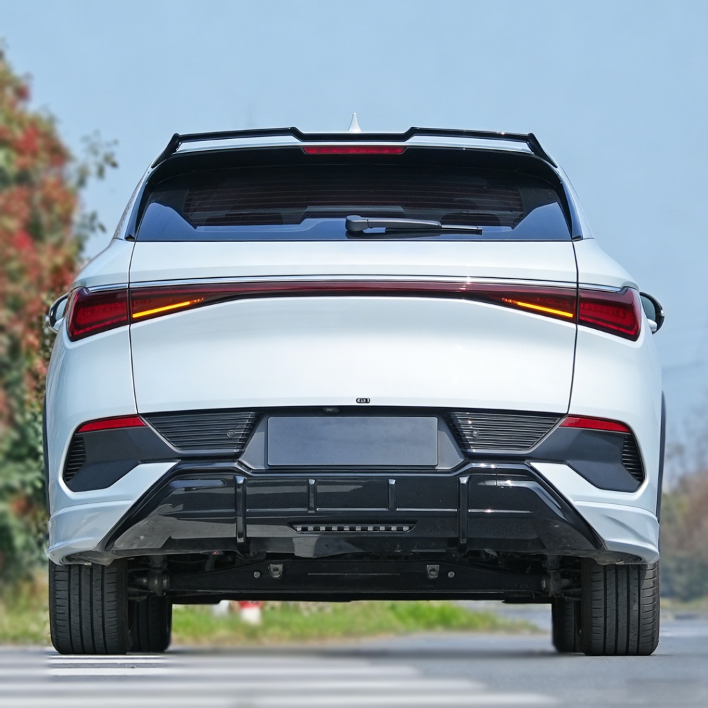 Dành Cho BYD Atto3 Yuan Plus 2022 2023 2024 Phía Sau Cánh Xẻ Tà Cánh Sửa Đổi Phần Không Khí Deflector Boot Môi Điều Chỉnh Phụ Kiện