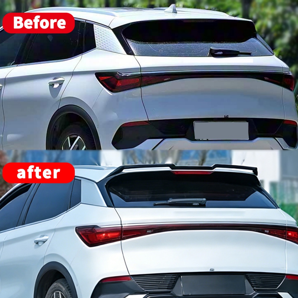 Dành Cho BYD Atto3 Yuan Plus 2022 2023 2024 Phía Sau Cánh Xẻ Tà Cánh Sửa Đổi Phần Không Khí Deflector Boot Môi Điều Chỉnh Phụ Kiện