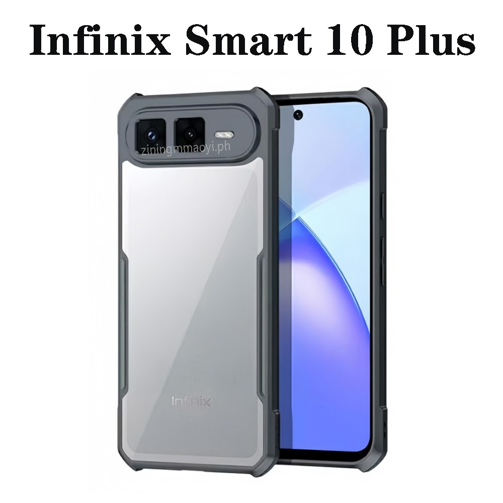 Ốp điện thoại chống sốc 4in1 Infinix Smart 10 Plus cho Infinix Smart 10 9 8 Bảo hiểm toàn diện Phim bảo vệ màn hình và phim ống kính và phim mặt sau