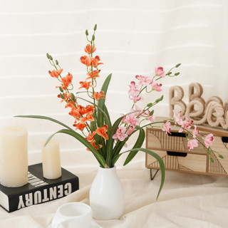 Hoa Lan Giả Cảm Ứng Như Thật Trang Trí Nhà Cửa Cao Cấp Hiện Đại Bó Kiếm Nhân Tạo Decor Phòng Khách Đám Cưới Sang Trọng Phụ Kiện Cắm Bình Gốm Đạo Cụ Chụp Ảnh Bắc Âu  Thẩm Mỹ Nội Thất Ban Công Văn Phòng Sảnh Tiệc Sự Kiện
