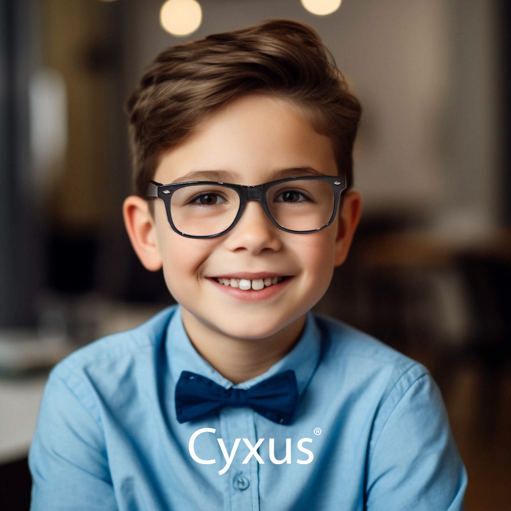 Cyxus Kính Chống Ánh Sáng Xanh Cho Bé 5-8 Tuổi Đọc Sách Máy Tính Học Online Chơi Game Nhiều Màu Thời Trang 6101