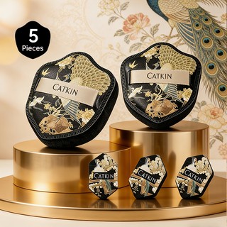 5 Chiếc Phấn Puff Khô Và Ướt Trang Điểm Puff Mềm Không Khí Chống Lạnh Bột Puff