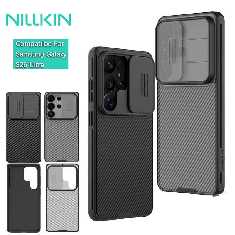 Nillkin Dành Cho Samsung Galaxy S26 Ultra / S26 Plus / S26 + Camshield Pro PC TPU Bảo Vệ Ống Kính Máy Ảnh Trượt Ốp Lưng Cứng Vỏ Điện Thoại