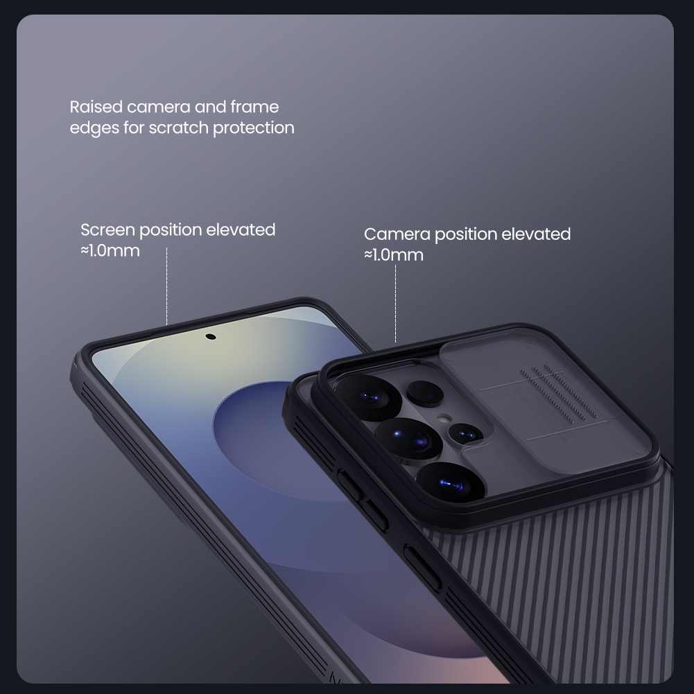 Nillkin Dành Cho Samsung Galaxy S26 Ultra / S26 Plus / S26 + Camshield Pro PC TPU Bảo Vệ Ống Kính Máy Ảnh Trượt Ốp Lưng Cứng Vỏ Điện Thoại