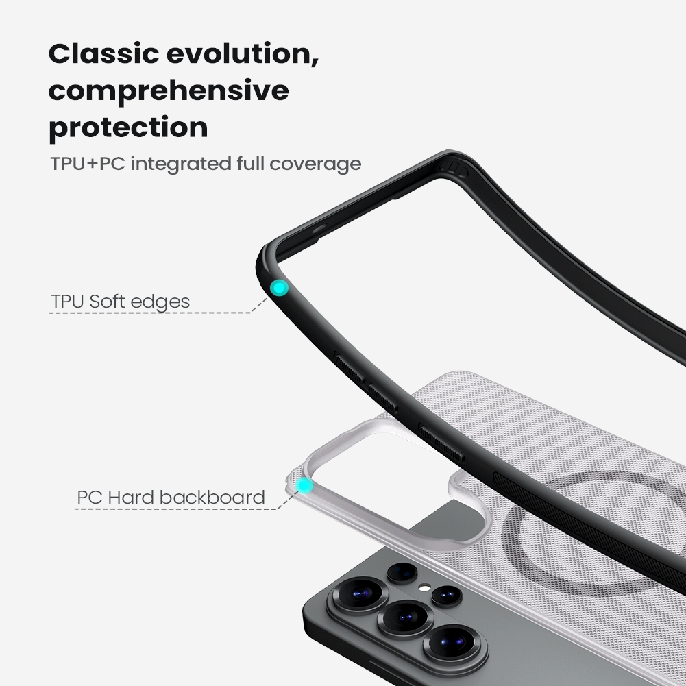 Nillkin Cho Samsung Galaxy S26 Ultra / S26 Plus / S26 + Super Frosted Shield Pro Từ Matte Nhựa Cứng Ốp lưng Vỏ Bảo Vệ