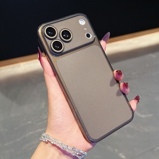 Ốp điện thoại 17TPU siêu mỏng tức thì có màng ống kính, thích hợp cho iPhone 13 14 15 16 17 Pro Max mờ chống rơi vỏ mềm
