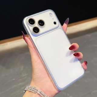 Ốp điện thoại 17TPU siêu mỏng tức thì có màng ống kính, thích hợp cho iPhone 13 14 15 16 17 Pro Max mờ chống rơi vỏ mềm