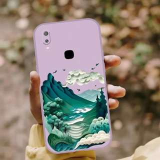Dành Cho Vivo V7 V7 Plus V11 V11i V15 V15 Pro V19 V19 Neo V20 V20 SE V20 Pro V21 V21E 4G Vỏ Điện Thoại Phong Cảnh Đẹp Mềm TPU Ốp Lưng Silicon Chống Sốc