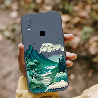 Dành Cho Vivo V7 V7 Plus V11 V11i V15 V15 Pro V19 V19 Neo V20 V20 SE V20 Pro V21 V21E 4G Vỏ Điện Thoại Phong Cảnh Đẹp Mềm TPU Ốp Lưng Silicon Chống Sốc